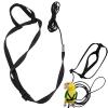 Parrot Flight Leash - Lightweight Bird Harness with Black Leash for Outdoor Walks (S) view 2