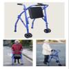 Walker for Seniors with Wheels and Adjustable Seat Handle view 4