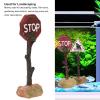 Aquarium Stop Sign Decoration view 2