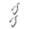 KIMISS Stainless Steel Cow Spurs with Gear Design, Vintage-Patterned Riding Spurs view 2