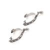 KIMISS Stainless Steel Cow Spurs with Gear Design, Vintage-Patterned Riding Spurs view 4