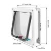 Smart Cat Door, Automatic Pet Door with Secure Locking, Easy Installation, Ideal for Indoor/Outdoor Use view 2