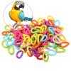 KIMISS 100-Pack Parrot Plastic Chains in Random Colors view 3
