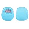 Small Pet Carrier, Coral Fleece, White Mesh Fabric view 2