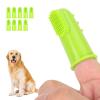 Pet Finger Silicone Toothbrush - Green view 1