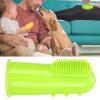 Pet Finger Silicone Toothbrush - Green view 3