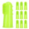 Pet Finger Silicone Toothbrush - Green view 4