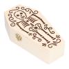 KIMISS Pet Burial Coffins, 2-Pack, Unfinished Wooden Boxes for Small Decorative Crafts, Halloween, Parties and Hamster Memorials view 1