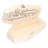 KIMISS Pet Burial Coffins, 2-Pack, Unfinished Wooden Boxes for Small Decorative Crafts, Halloween, Parties and Hamster Memorials view 2