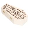 KIMISS Pet Burial Coffins, 2-Pack, Unfinished Wooden Boxes for Small Decorative Crafts, Halloween, Parties and Hamster Memorials view 3