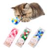 Uqezagpa Interactive Cat Toy, Plush, Soft with Bells, 3 Pieces view 2