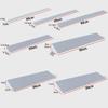 Generic Threshold Ramp for Sweeping Robots, Portable Wheelchair Ramp, 1–11 cm Rubber Curb Ramp, Cuttable, Gray, 8.5 cm Height view 2