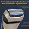 AOOWU 2-in-1 Foil Shaver for Men, Rechargeable USB Electric Razor, Wet & Dry, 100-Minute Runtime, Washable view 2