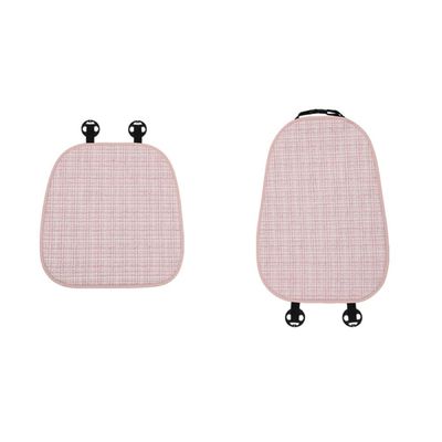 QSJKLC 2-Piece Front Car Seat Covers for Toyota Corolla Verso 2000–2024, Breathable, B-Pink