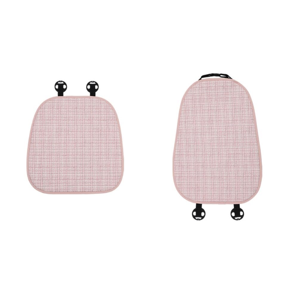 QSJKLC 2-Piece Front Car Seat Covers for Toyota Corolla Verso 2000–2024, Breathable, B-Pink