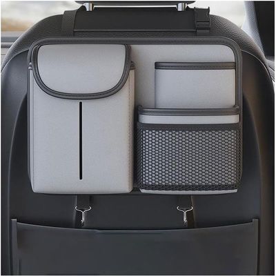 HBDTNTKF Car Seat Back Organizer for Hyundai Tucson, Accent, Encino, i30, ix25, ix35, Dark Gray
