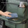 HBDTNTKF Car Seat Back Organizer for VW EOS (Type 1F) Coupe/Convertible 2006–2015, PU Leather, Small, Brown view 4