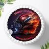 Personalized NFL Football Birthday Cake Topper with or without Name, Edible Image, 20 cm - 1956z view 1