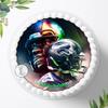 Personalized NFL Football Edible Cake Topper, 8 in view 1