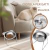 Tilted Elevated Cat Bowl, 15° Tilt, Medium view 4