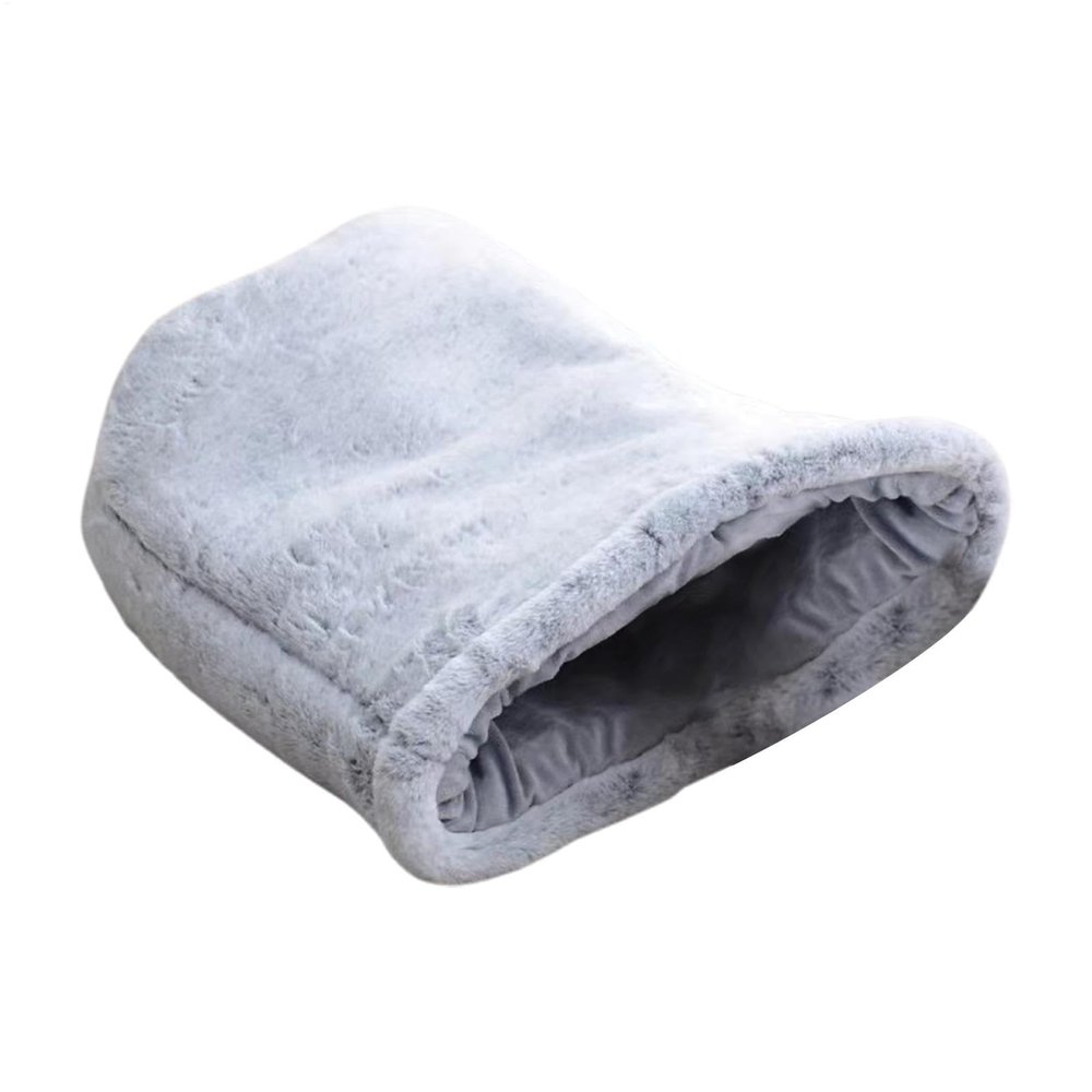 Winter Sleeping Bag for Cats, Half-Enclosed Cat Bed