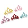 25 Frog Hair Clips with Crown and Pearl Decoration view 2