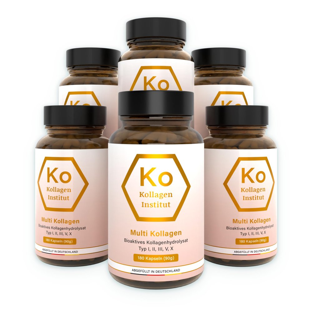 Multi-Collagen Powder Capsules – Types 1, 2, 3, 5 & 10, 180 Servings