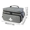 Portable Medicine Organizer Bag for Home, Travel, Nursing, and College view 2