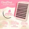LASHVIEW CloudFloat Cluster Lashes, Natural Cluster Lash Extensions, Super-Thin Band & Soft Lashes, Reusable 10–16 mm MIX (13) view 2