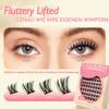 LASHVIEW CloudFloat Cluster Lashes, Natural Cluster Lash Extensions, Super-Thin Band & Soft Lashes, Reusable 10–16 mm MIX (13) view 4