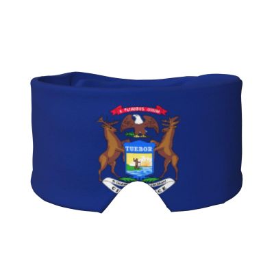Cooling Michigan State Flag Sleep Mask