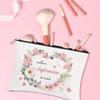 Women's Toiletry and Cosmetic Bag, Large Capacity, White view 4