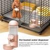 Heated Pet Water Dispenser for Crates, 500 ml USB Water Bottle view 2
