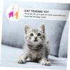 Happyyami 2-Piece Cat Toy Set with Colorful Pendants, Interactive and Safe Toys for Cats view 4