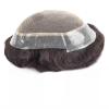 Men’s Human Hair Toupee with French Lace and PU Base view 1
