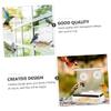 Happyyami Acrylic Bird Feeder Outdoor Hanging view 4