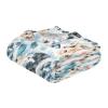 OWFKAY Fleece Throw Blanket, Microfiber Blanket for Bed and Couch, 140 x 178 cm, Watercolor Cat view 2