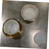 30g Gold-Colored Plastic Cream Jar, Empty and Refillable view 3