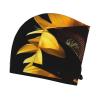 GDSHJKLW Hair Turban with Sunflower on Black Background view 3