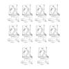 Uqezagpa 10 Pack Reliable Aquarium Lid Support Bracket view 1