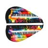 STVYUKL Colorful Piano-Note Coral Velvet Hair Drying Cap view 2