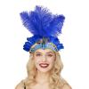 Blue Feather Fascinator Headband for Women, One Size view 1