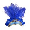 Blue Feather Fascinator Headband for Women, One Size view 2