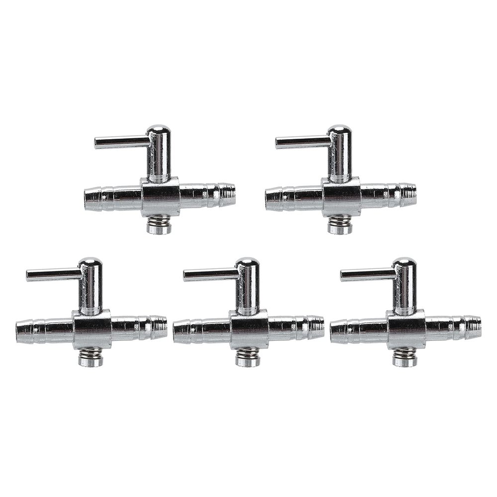 Pongnas Aquarium Check Valves, Water Pump and Air Valves, Stainless Steel, 5-Pack