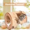 Natural Wooden Hamster Tunnel view 2