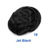 fengqingyunyan0304 Balding Men's Wig, 100% Human Hair Toupee, Thin Skin, Invisible V-Loop Hair System, Jet Black, 8 x 10 view 2