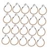 HONMEET Elastic Hair Ties with Hooks for Ponytails, Half Knots and Braids, No Pulling, Beige, 20-Pack view 1