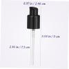 4-Pack Black Replacement Pump Heads, 20 mm PP, for Soap Dispensers view 2