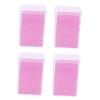 Eyelash Glue Bottle Cleaning Wipes, 4 Boxes, 800 Pieces, Pink view 1
