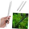 Hohopeti Stainless Steel Straight Tweezers for Aquatic Plant Care view 2